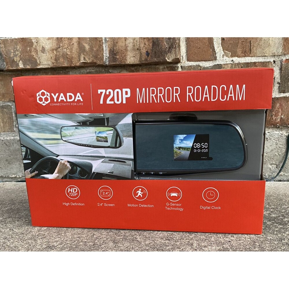 YADA 720p MIRROR ROADMAP 2.4' SCREEN 120DEGREE ANGLE MOTION DETECTION